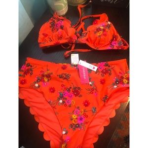 TARGET HIGH WAISTED BATHING SUIT